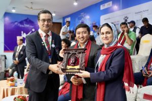 During the opening ceremony of the CAVA Women’s Volleyball Nations League