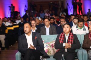 During the launch of the Nepal Premier League (NPL)